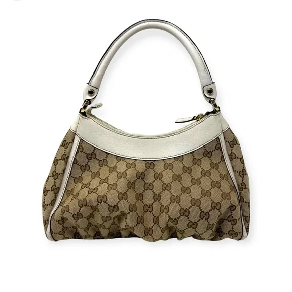 ❤️❤️ Sold❤️❤️ Gucci Abbey GG logo monogram canvas bag - Picture 2 of 7
